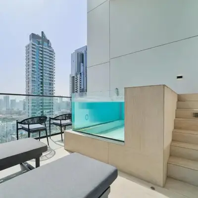 Elegant 2BR Apartment with Private Pool in JVC