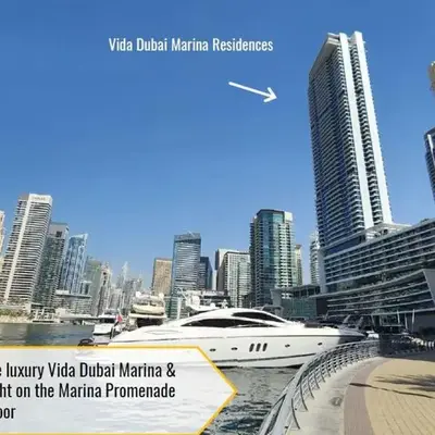 Vida Marina Residence High Floor Luxury 1 BR Flat