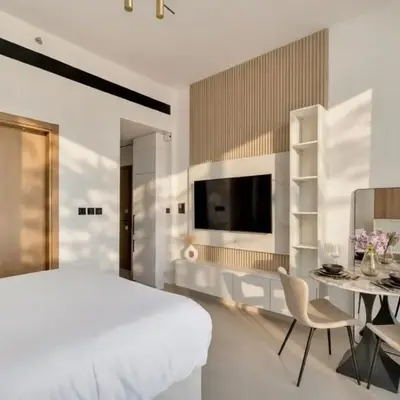 Modern Studio Apartment in Binghatti Tulip with Pool