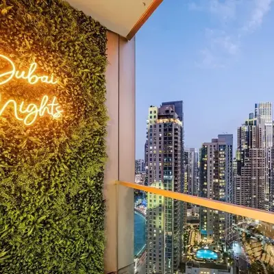 Stunning 2BR Burj Khalifa View from Infinity Pool Grande Signature Residences