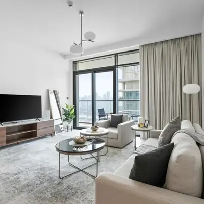 Breathtaking 1 BDR with Palm & Marina View-25
