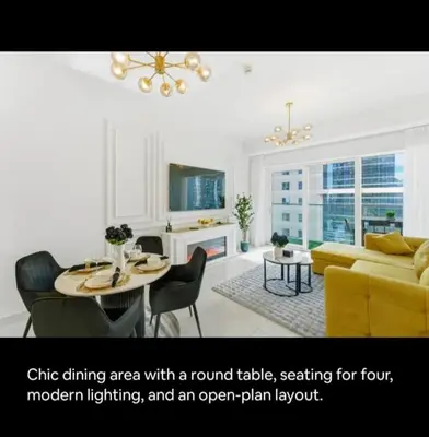 Gallery image of Super comfortable 1 bedroom apartment in damac heights Dubai marina spacious brand new furniture luxury beside tram exactly and barasti beach in Dubai