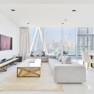 Spectacular 3 BR condo with maids room facing the Dubai Eye