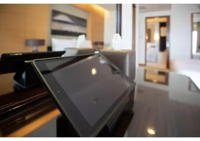 a close up of a piano in a living room at Dubai Mall Residences -Luxury 1 bedroom in Dubai