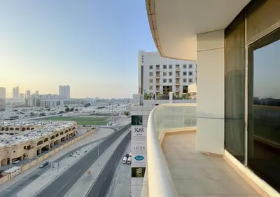 a view of a city street from a building at City Stay Residences - Serviced Apartments Al Barsha in Dubai