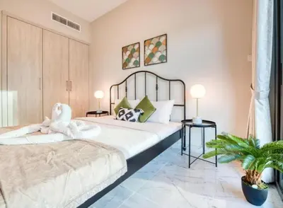 Gallery image of Elite LUX Holiday Homes - Stylish 1 BR Pool & World Class Gym in Dubai South in Dubai Marina