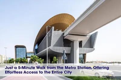 just a minute walk from the metro station offering efficient access to the entire at Luxury Escapes - Studio near Ibn Battuta Mall & Metro - MOG 193 Discovery Gardens in Dubai