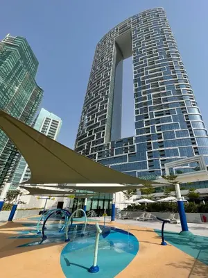 a view of a building with a large building at The Smart Concierge - Address JBR in Dubai