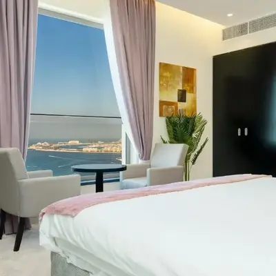 Regent Sea View 2BR Apartment JBR Beach Walk - next to Bluewater Island & Dubai Eye