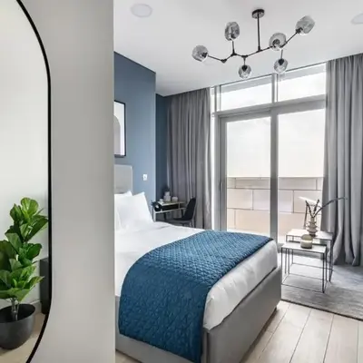 Silkhaus comfy DIFC studio with Burj Khalifa view