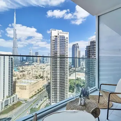 Luxury Studios with Burj Khalifa View or Canal view - Marquise Square Tower