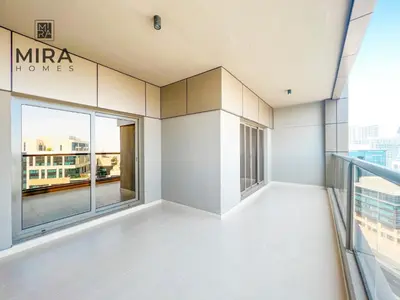 a room with a balcony in a building at Mira Holiday Homes - Lovely 1 bedroom apartment in Downtown in Dubai