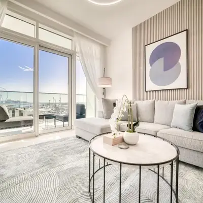 Emaar Beach Front 2BR with Sea & Marina Skyline Views