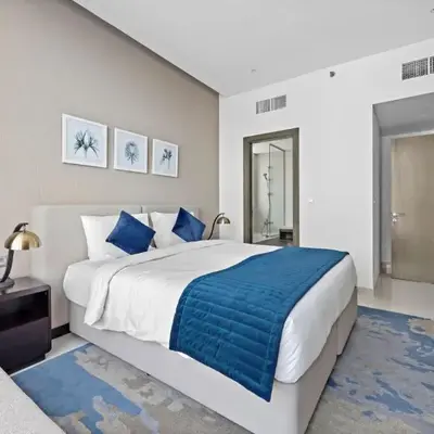 ALiving Modern 1BR Apartment with Balcony & Canal View I DAMAC Maison Prive A- 517