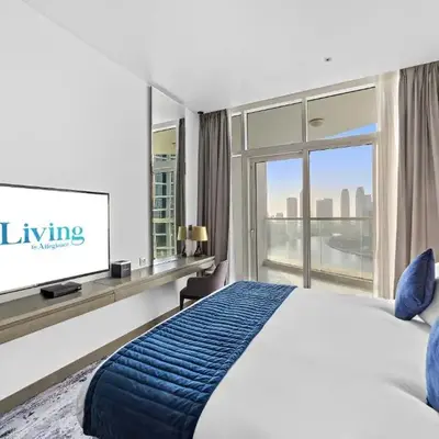 ALiving Luxury Studio with Canal Views I DAMAC Maison Prive 2512