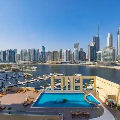 Daniels 1BR Business Bay Partial Burj Khalifa View