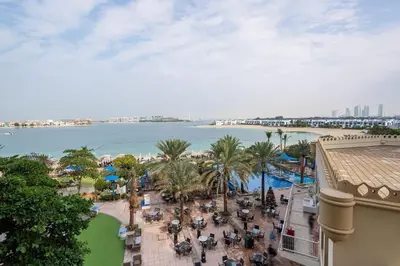 a view of a resort with a large body of water at Frank Porter - Al Nabat in Dubai