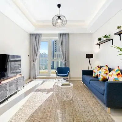 Bright & Vibrant 2BR+kids room 7min to Dubai Mall